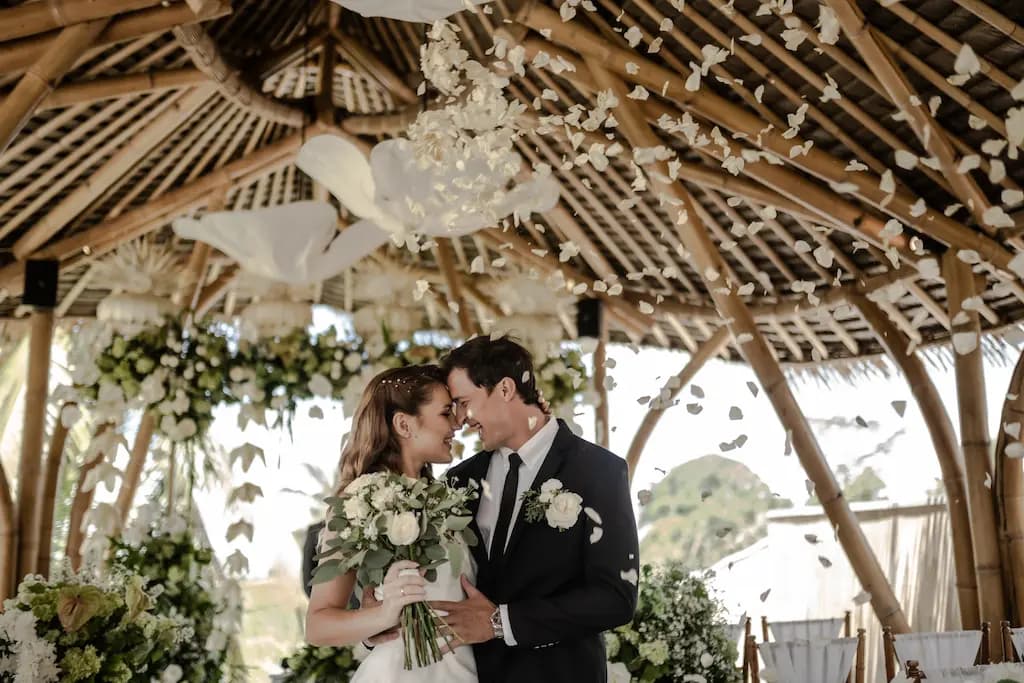 Wedding reception table